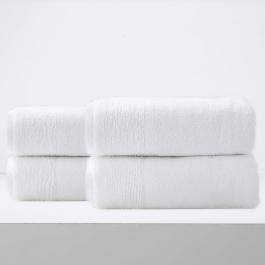 Renee Taylor Aireys 650 GSM Zero Twist 4 Pack Bath Sheet Snow